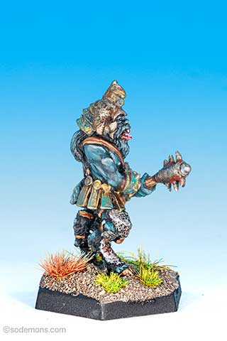 Broo with spiked mace