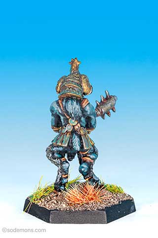 Broo with spiked mace