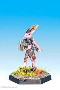 Broo with double-handed axe