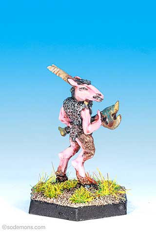 Broo with double-handed axe