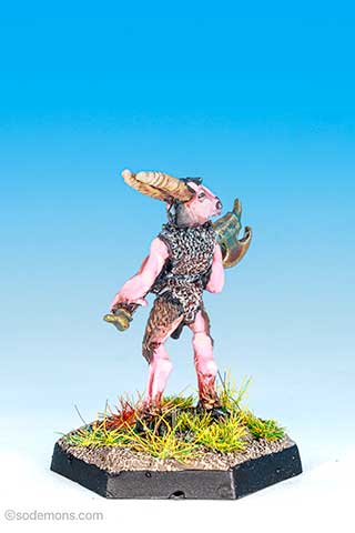 Broo with double-handed axe