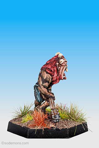 RQB01 Broo in Loincloth with 2-Handed Mace