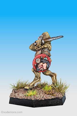 RQB30 Lion Broo With Severed Head Shield