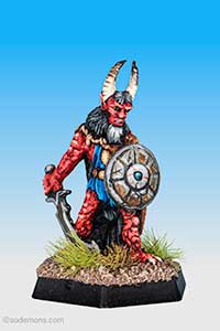 RQB36 Scaly Broo with Scimitar & Shield