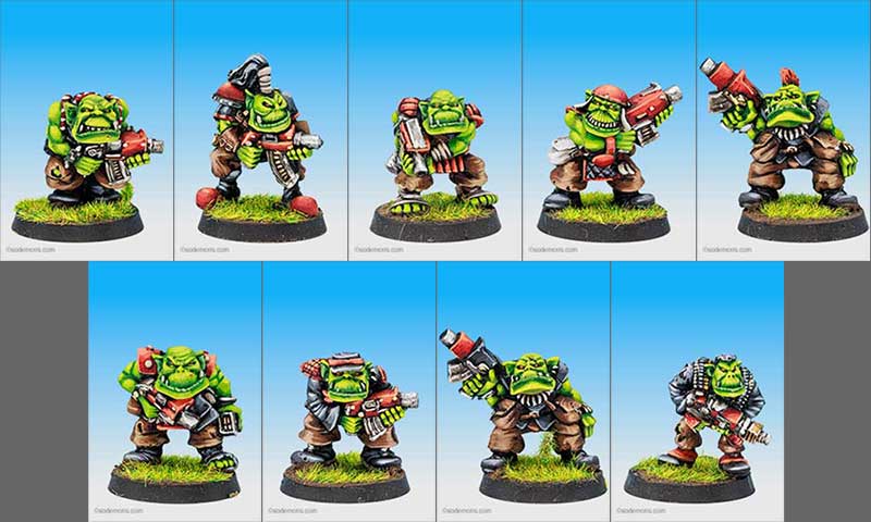 Marauder MM100 Space Ork Boyz
