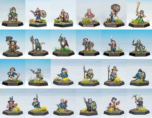 More Halflings than you can shake a stick at!