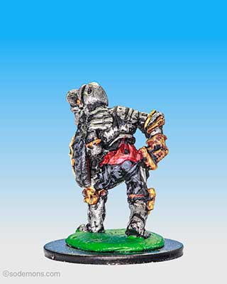 FTS1 Skeleton advancing with Sword and Shield