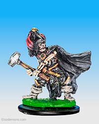 Skeleton with 2 Handed Hammer & Cloak