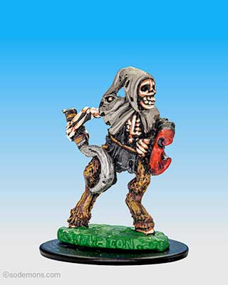 Skeleton with Sickle & Shield *