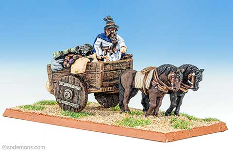 FAX1 Adventurer's Wagon Driven by a Wizard