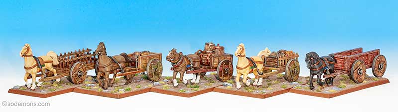 Large and Small Fantasy Carts