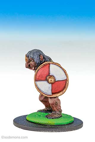 Dark Troll with Large Axe