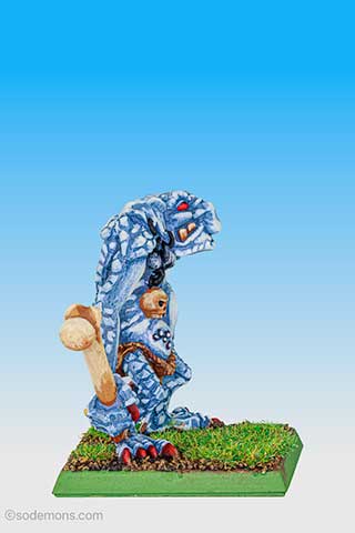 Stone Troll with Bone Club