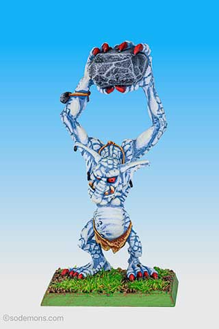 Stone Troll with Rock