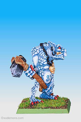 Stone Troll with Two Handed Axe