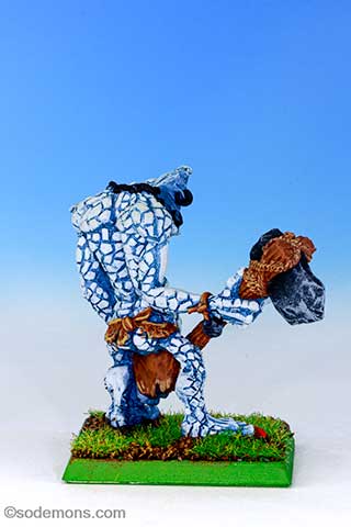Stone Troll with Two Handed Axe