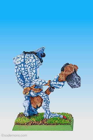 Stone Troll with Two Handed Axe