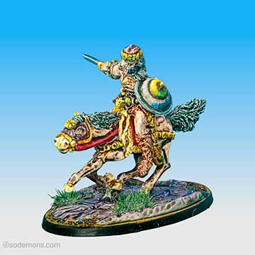730 Cimmerian King Mounted