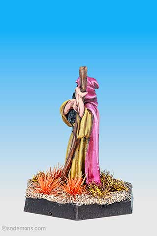 Hooded Wizard with Staff