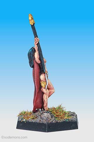 Nubile Young Enchantress with Wand