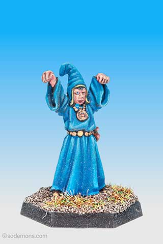 Young Wizard Casting Spell