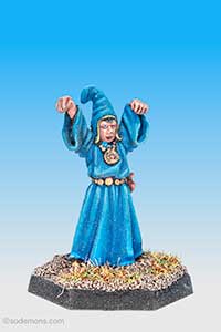 Young Wizard Casting Spell