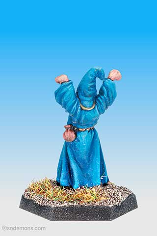 Young Wizard Casting Spell