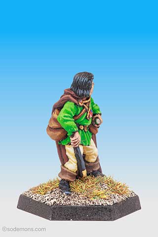 Young Wizard with Wand