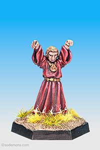 Young Wizard Casting Spell