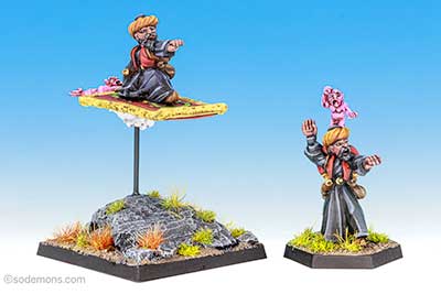 Wizard on Flying Carpet