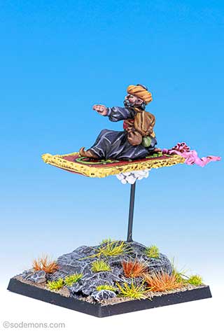 Wizard on Flying Carpet