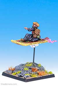 Wizard on Flying Carpet