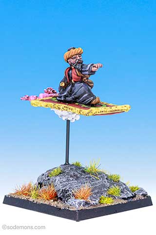 Wizard on Flying Carpet