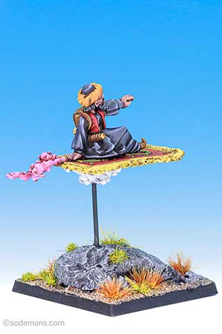 Wizard on Flying Carpet