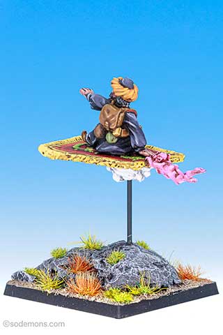 Wizard on Flying Carpet