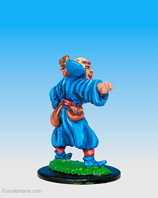 FA16 Female Wizard with Dagger and Staff