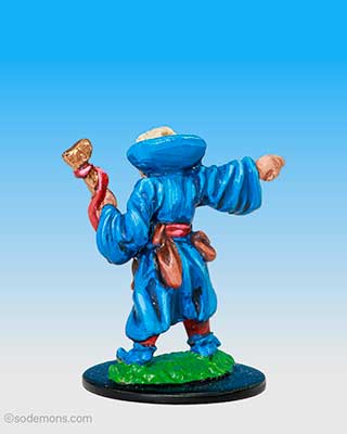 FA16 Female Wizard with Dagger and Staff