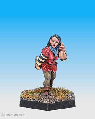 FA17 Female Thief with Dagger & Sack