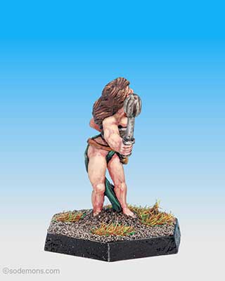 FA18 Female Cleric with Mace