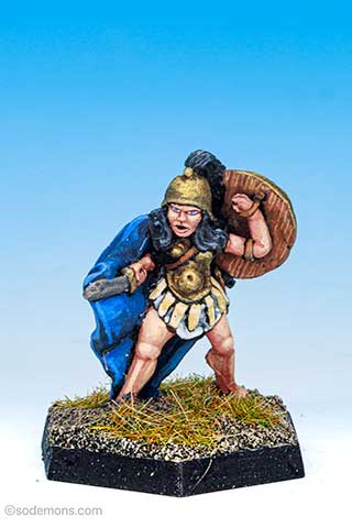 FTF5 Female Warrior with Sword and Cloak