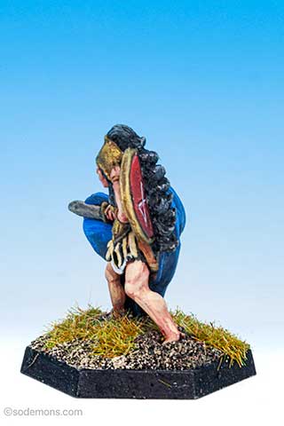 FTF5 Female Warrior with Sword and Cloak