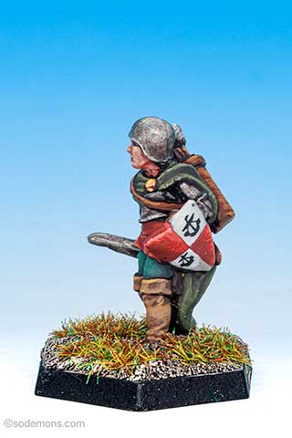 FTF14 Female Fighter with Breastplate, Sword, and Bow