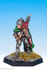 FTF37 Female Fighter with Poleaxe