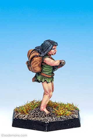 FTF50 Amazon with Sword, Dagger and Pack