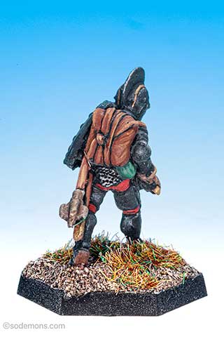 FTF63 Female Fighter in Plate Armour with Closed Helm