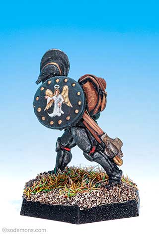 FTF63 Female Fighter in Plate Armour with Closed Helm