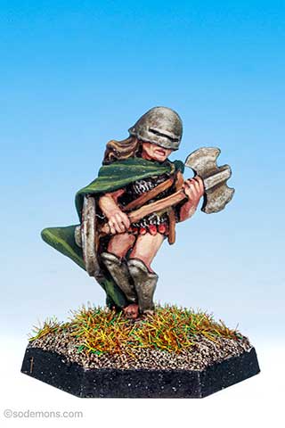 FTF69 Female Fighter with Axe