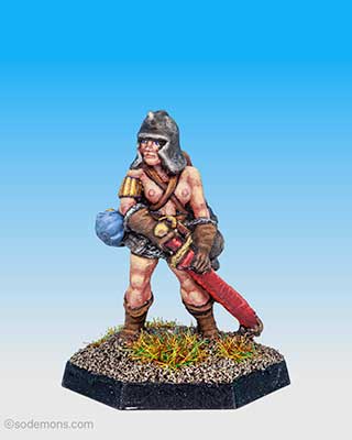 FTF113 Amazon Warrior with Spiked Helmet