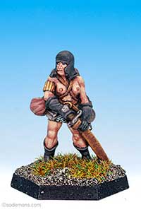 FTF113 Amazon Warrior with Spiked Helmet