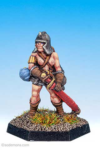 FTF113 Amazon Warrior with Spiked Helmet